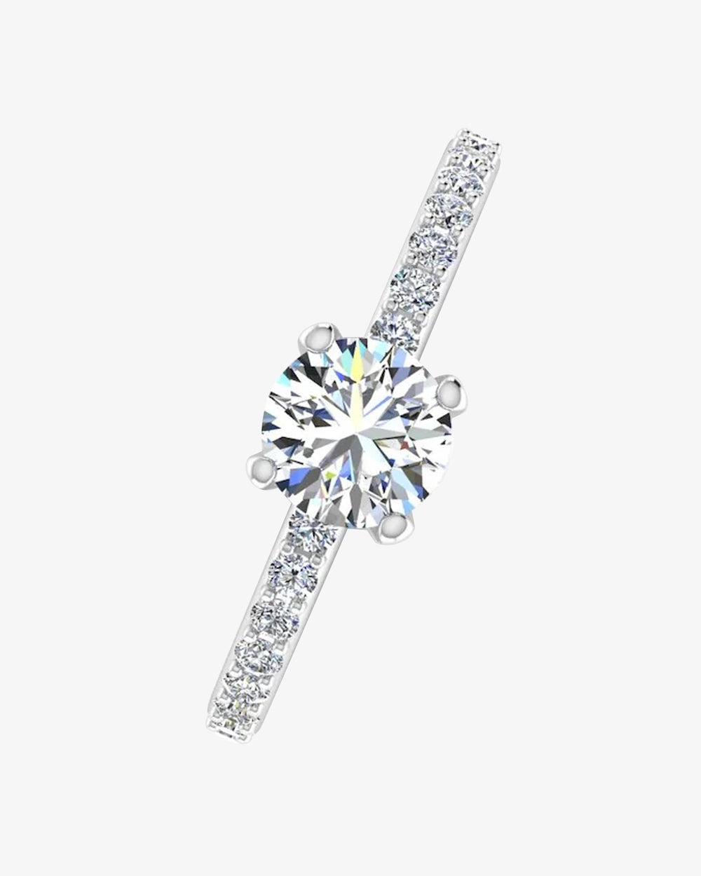 semi eternity moissanite brilliant cut engagement ring icecartel i