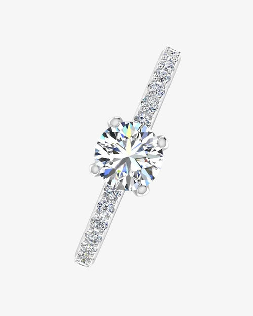 semi eternity moissanite brilliant cut engagement ring icecartel i