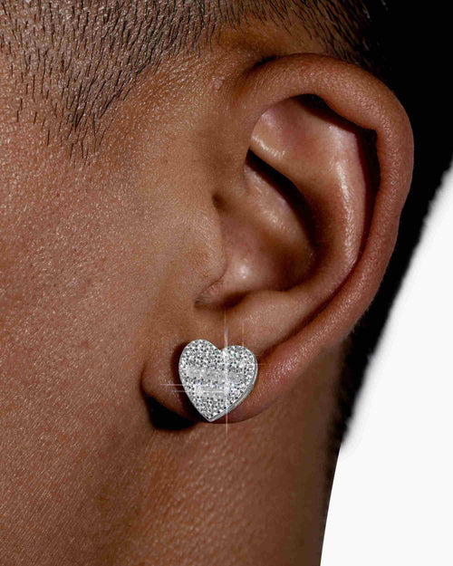 semi marquise moissanite heart earrings 14k gold icecartel model