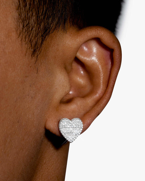 semi marquise moissanite heart earrings 14k gold icecartel model