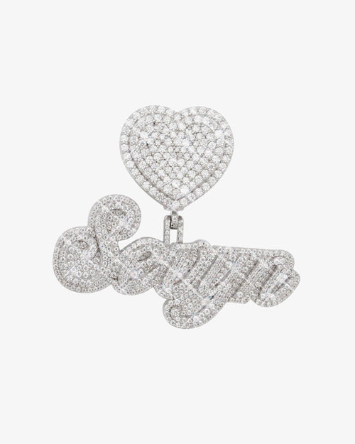 seuyn custom moissanite name pendant 14k gold main