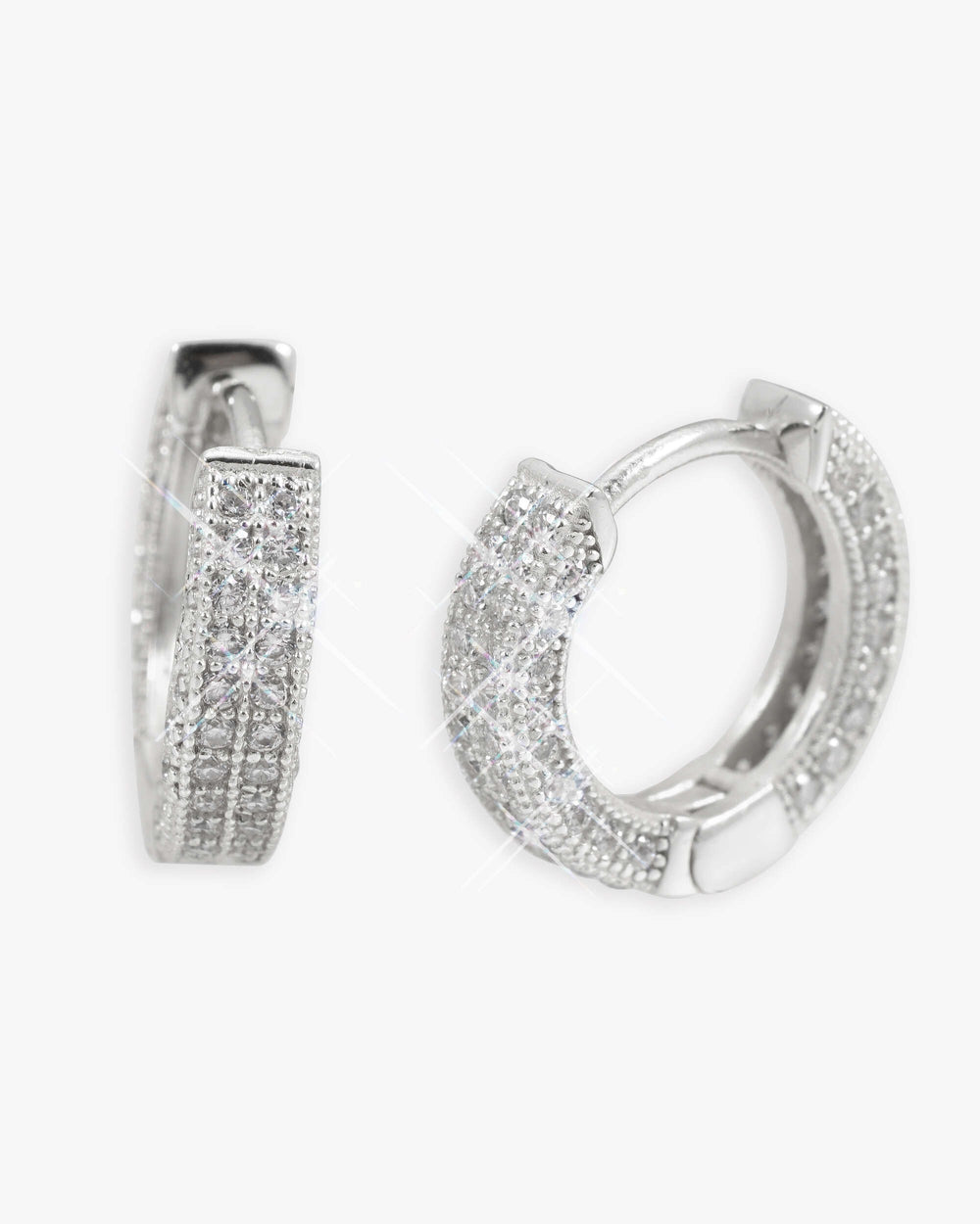 side halo moissanite earrings 14k gold icecartel main