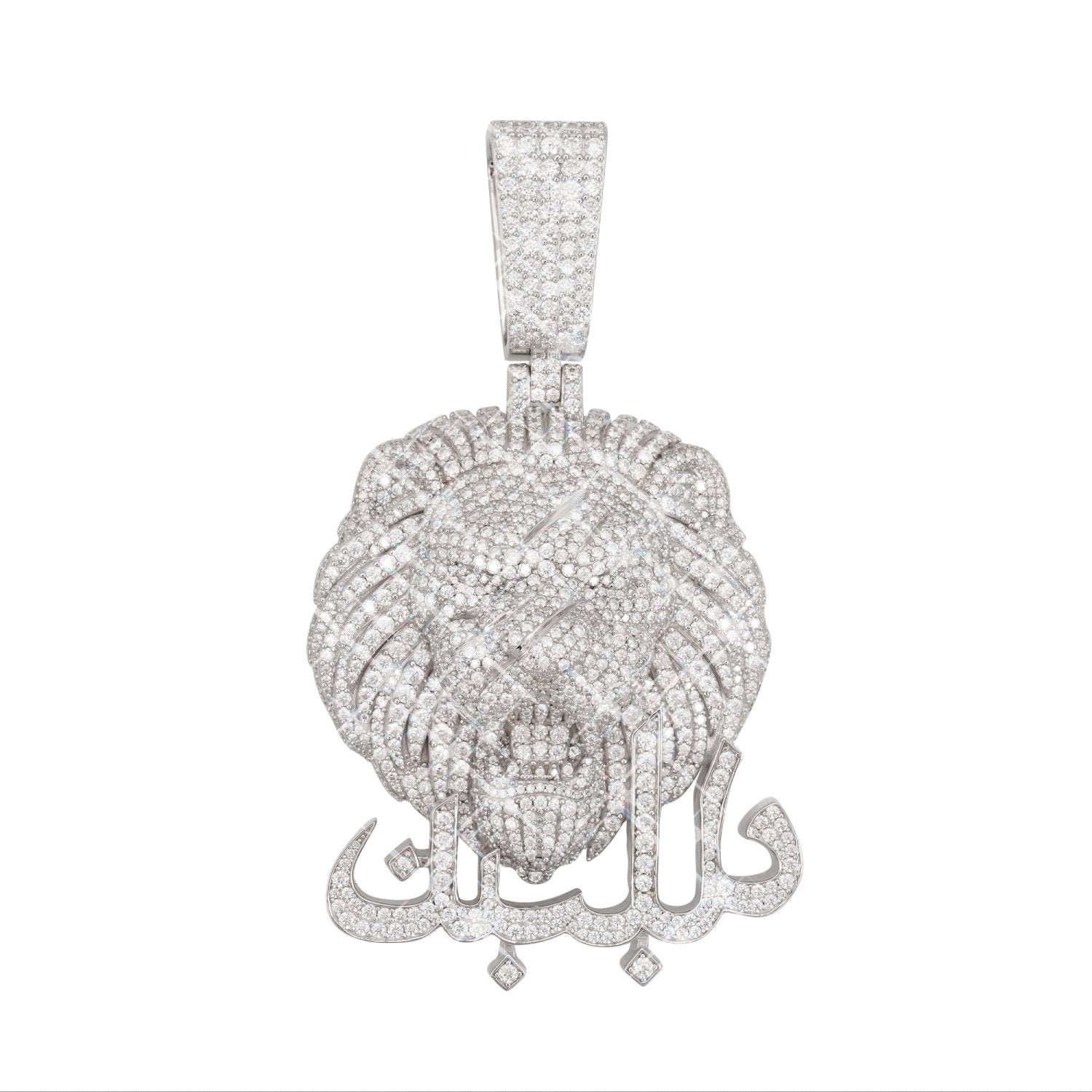simba custom moissanite pendant 14k gold icecartel main