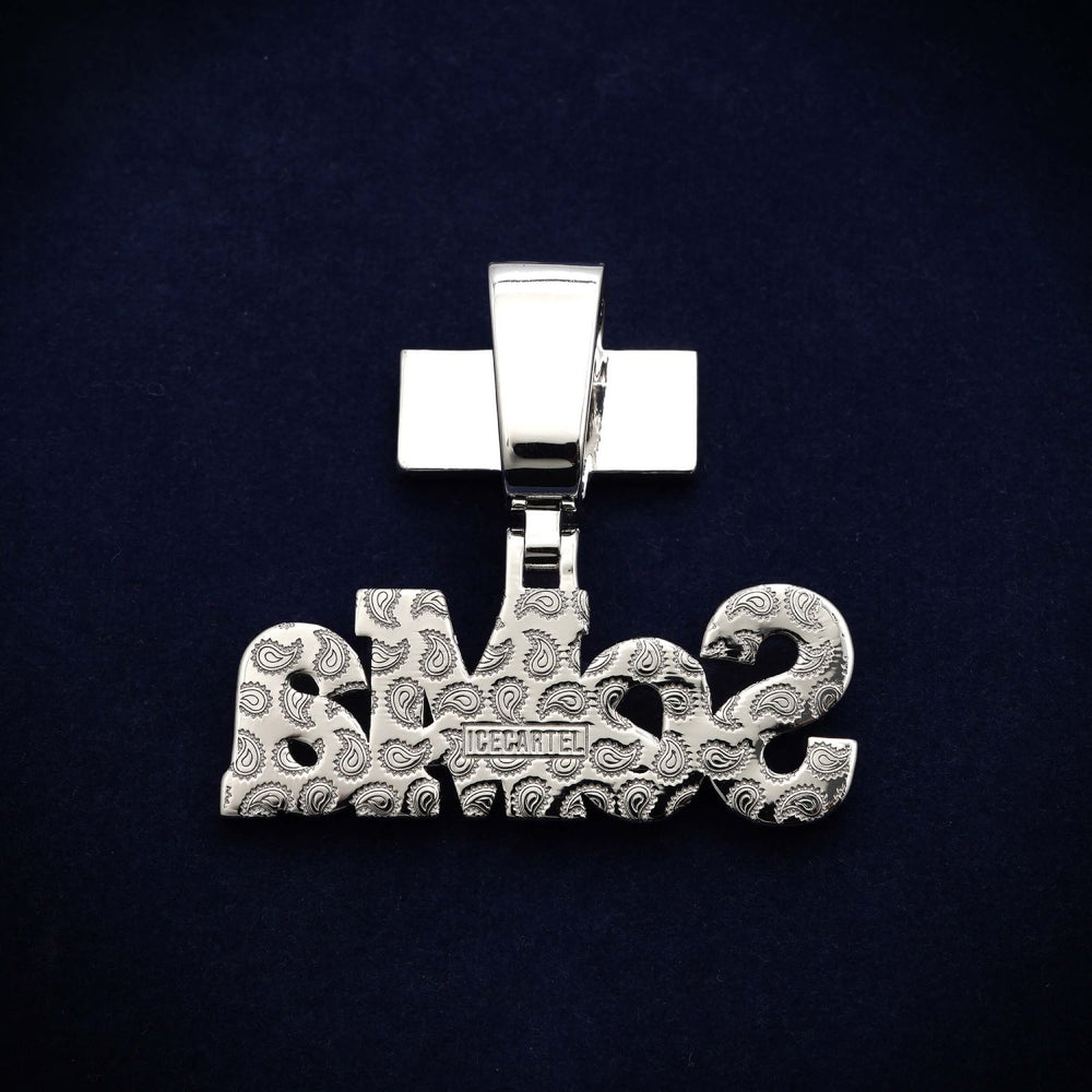 soma custom moissanite name pendant 14k gold icecartel back