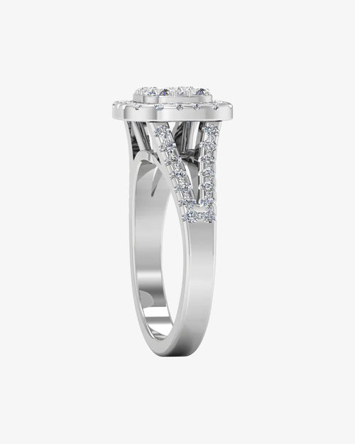 split shank brilliant cut moissanite engagement ring icecartel side