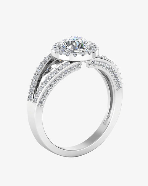 split shank halo moissanite engagement ring icecartel angle