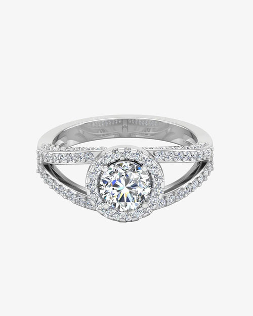 split shank halo moissanite engagement ring icecartel horizontal