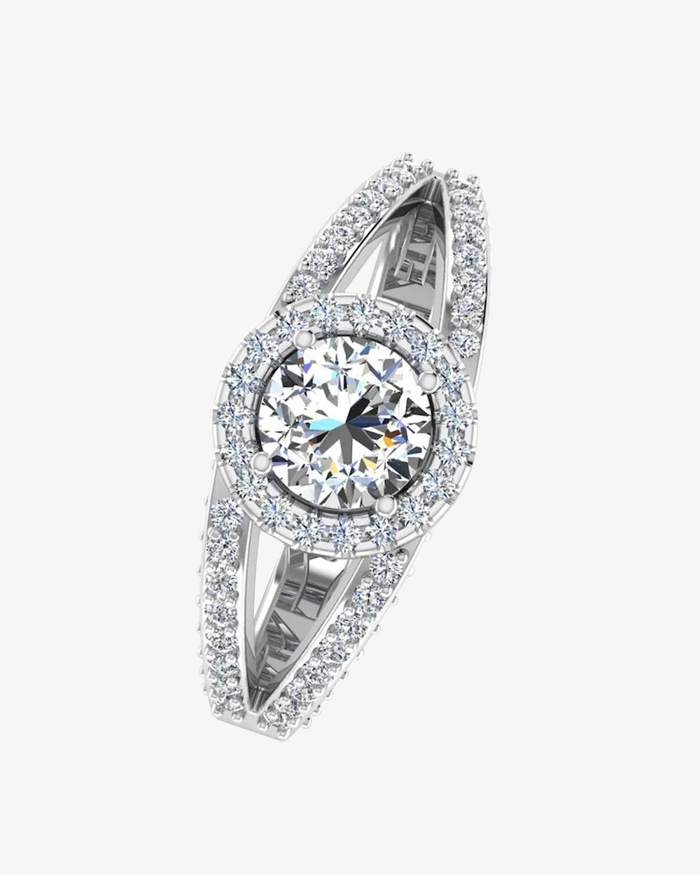 split shank halo moissanite engagement ring icecartel i