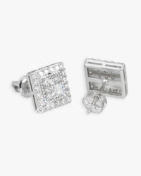 square wire moissanite earrings 14k gold icecartel white main