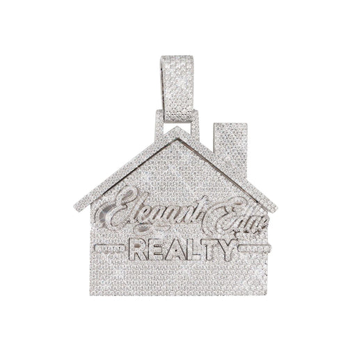 star house custom moissanite logo pendant 14k gold icecartel main