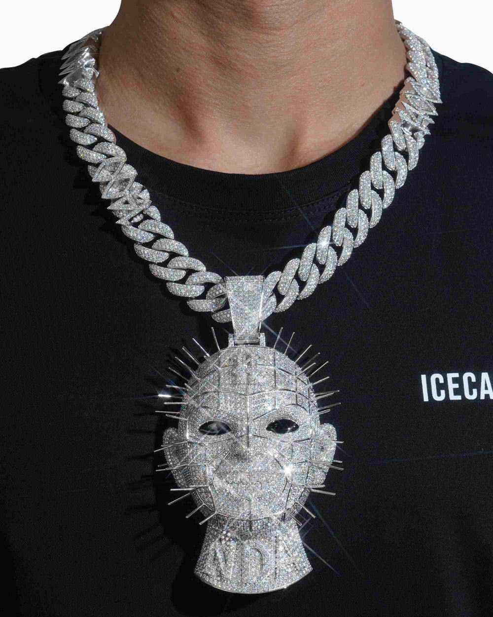 trippie redd custom diamond pendant 14k gold icecartel model