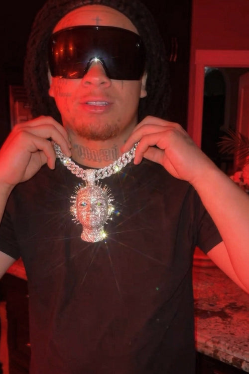 trippie redd wearing icecartel jewelry