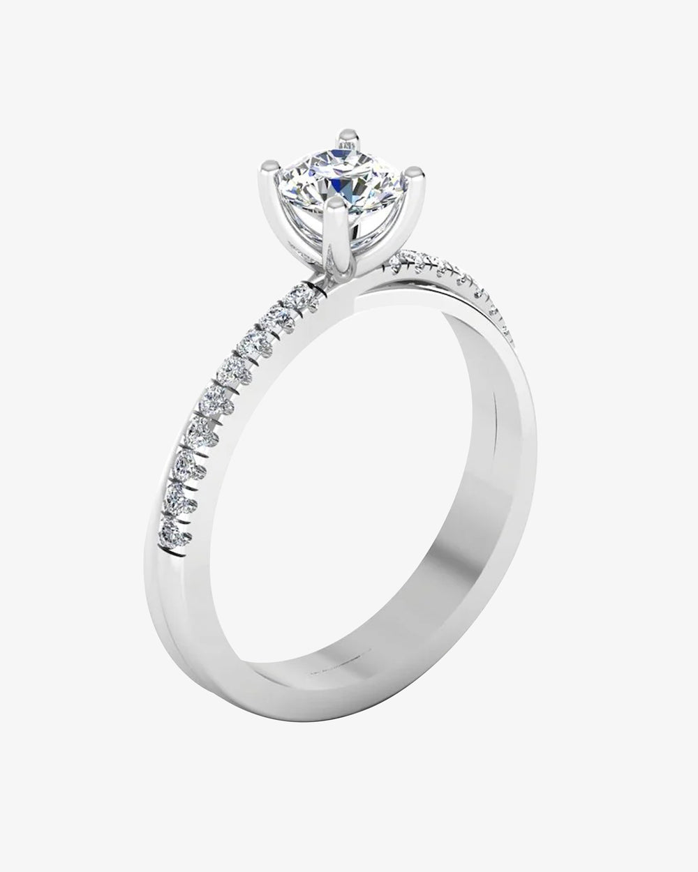 twisted prong moissanite engagement ring icecartel angle