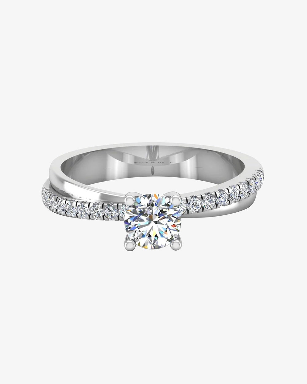 twisted prong moissanite engagement ring icecartel horizontal