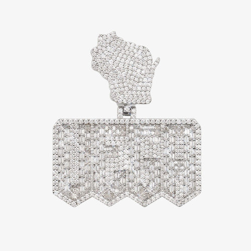 vega custom moissanite name pendant 14k gold icecartel main F6