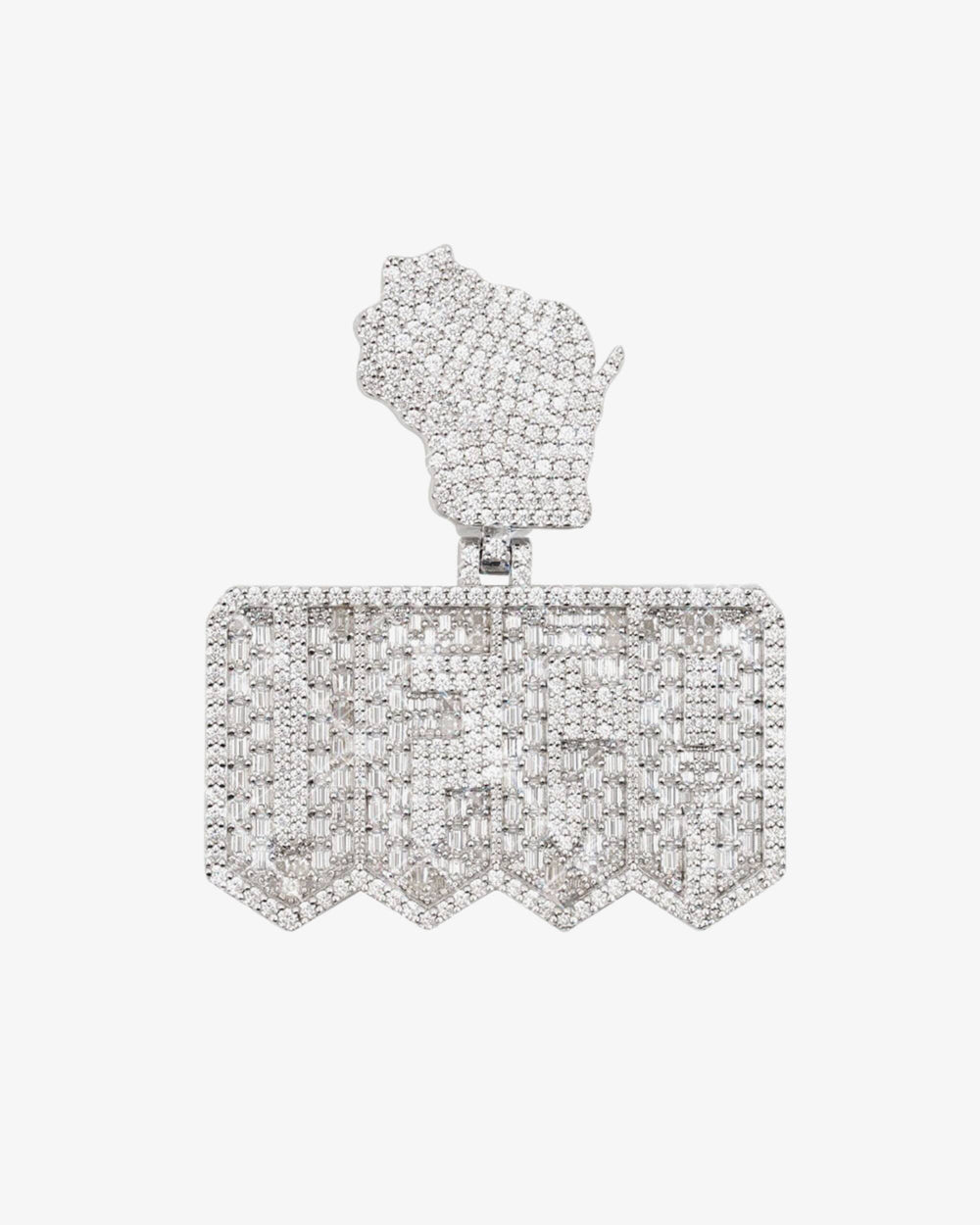 vega custom moissanite name pendant 14k gold icecartel main F6