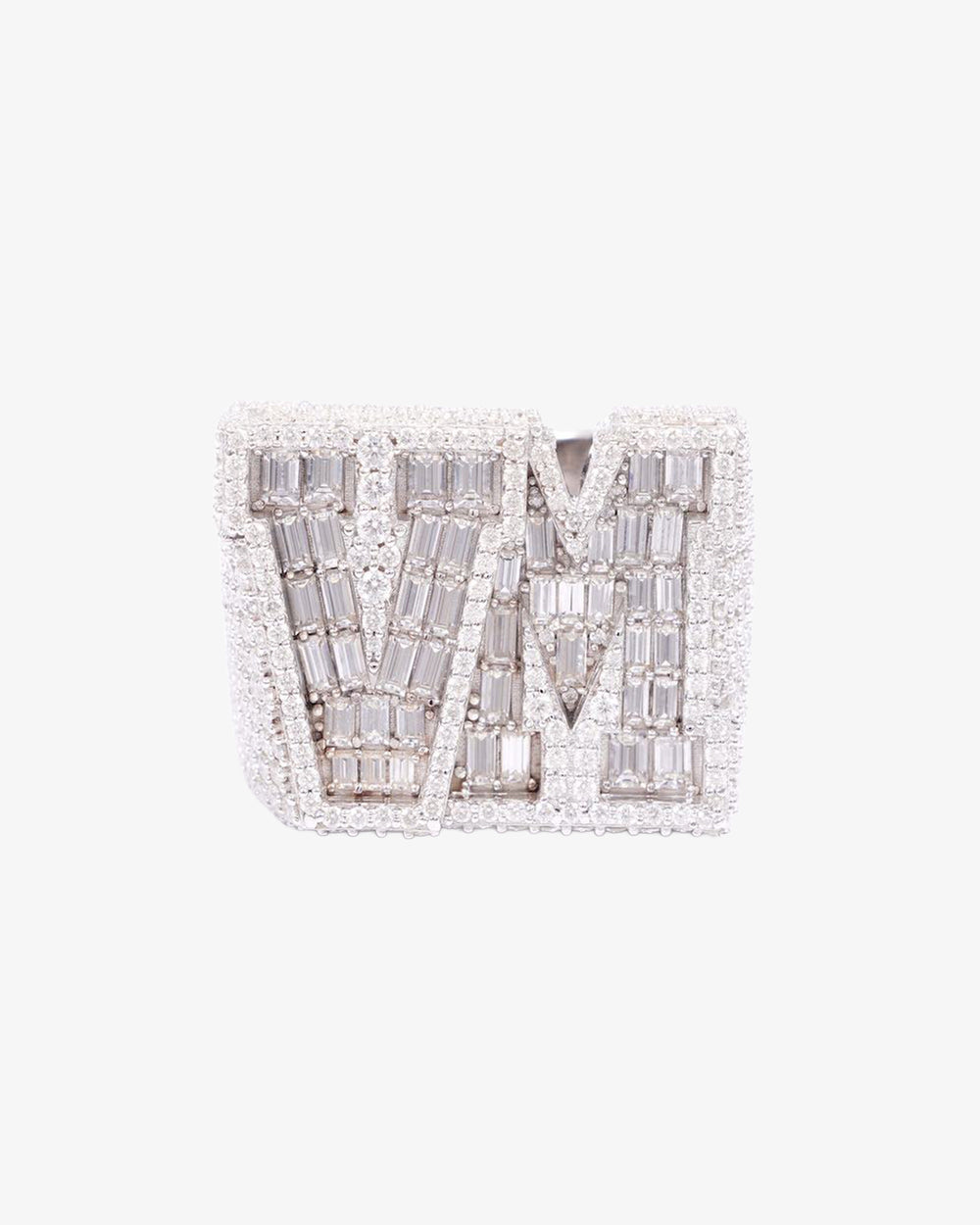 VM Custom Ring 14k gold white front