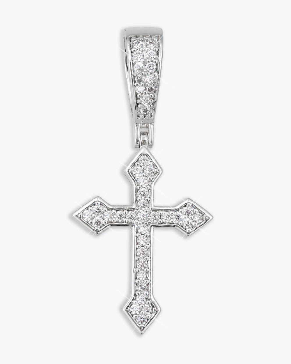 VVS Celtic Cross Pendant 14K Gold