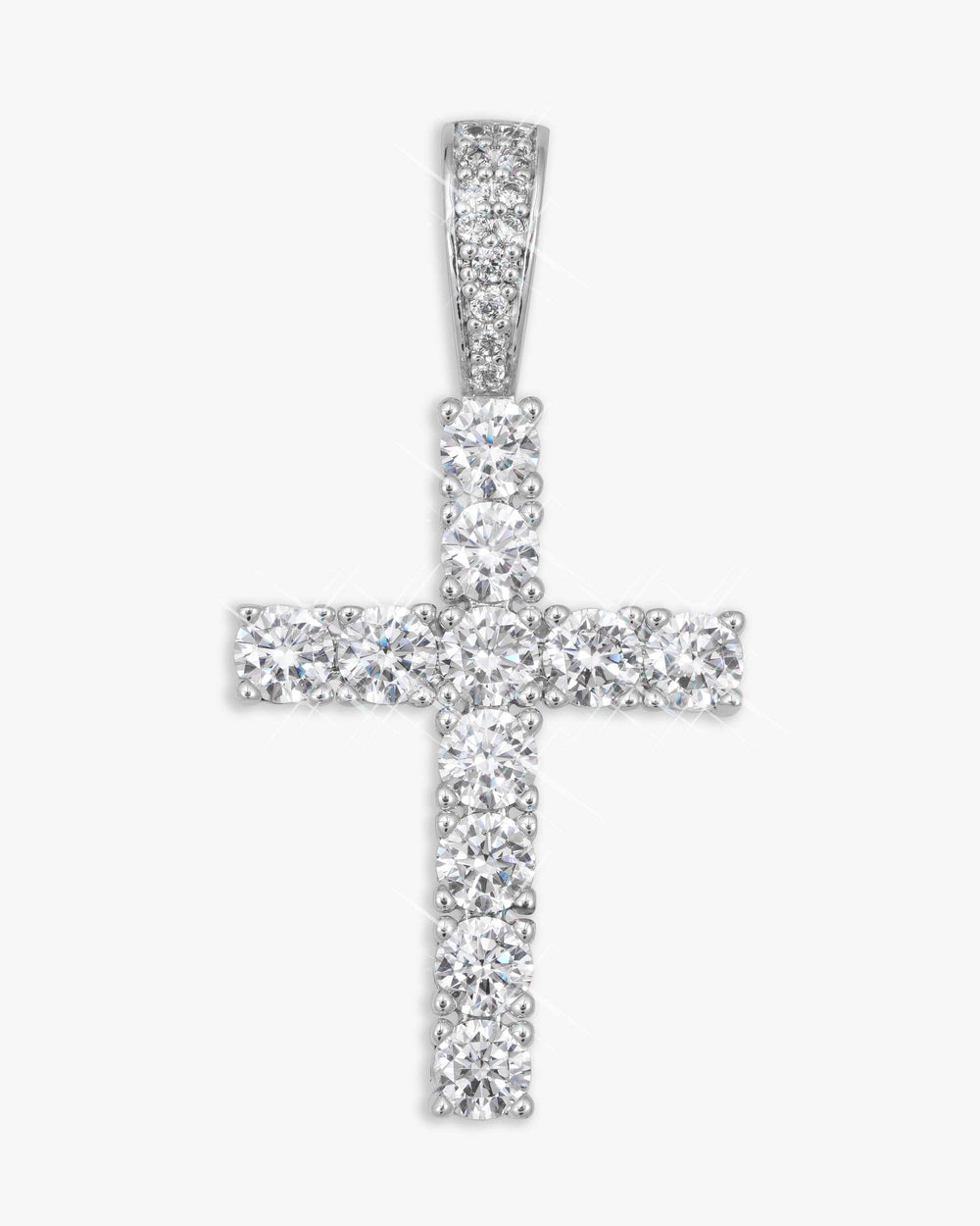 VVS Cross Pendant 14K Gold