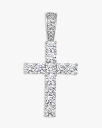 VVS Cross Pendant 14K Gold