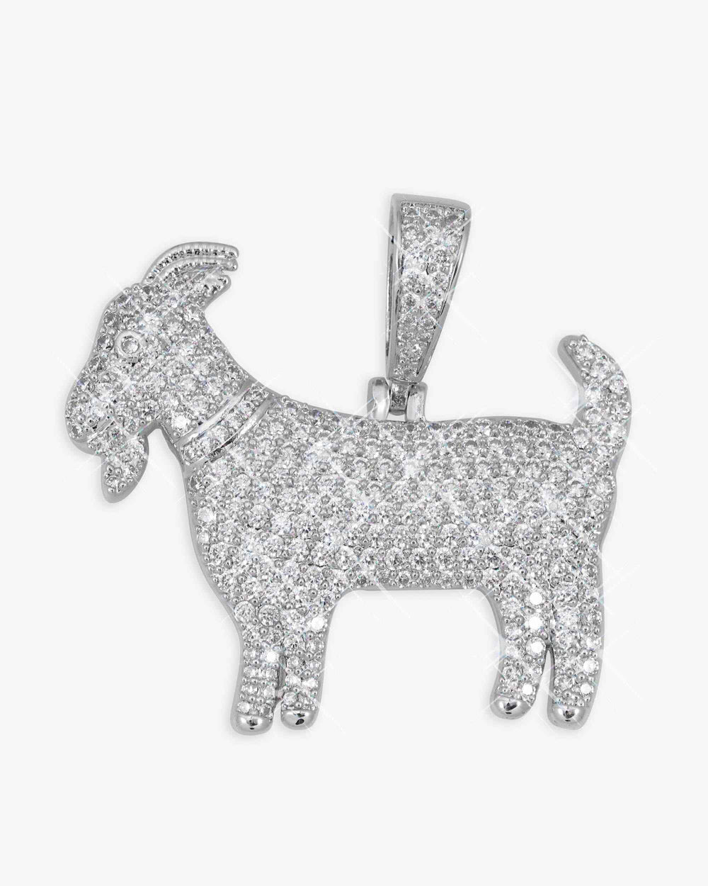 vvs goat pendant 14k gold icecartel main front