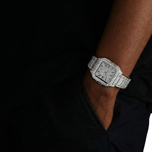 vvs moissanite watch model icecartel 1