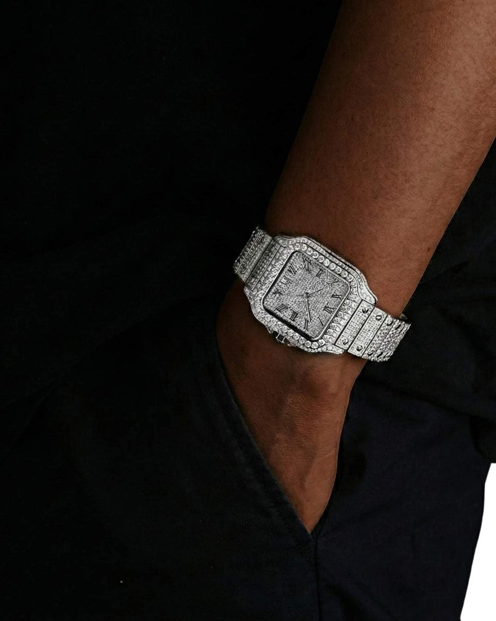 vvs moissanite watch model icecartel px