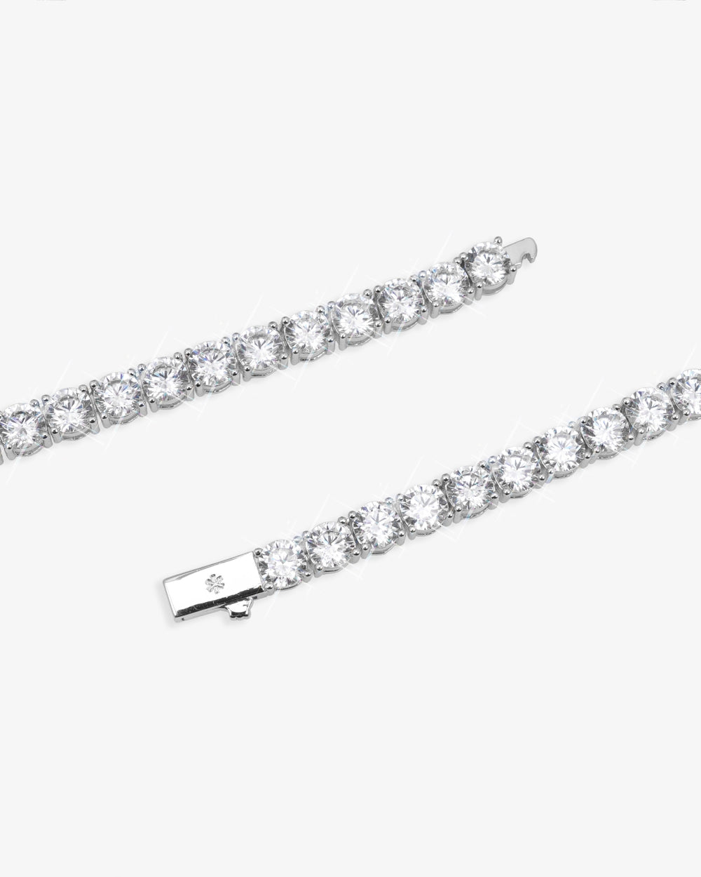 VVS Tennis Chain 14K Gold (ALL SIZES) - White Gold 5MM