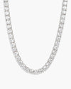 VVS Tennis Chain 14K Gold (ALL SIZES) - White Gold 5MM
