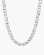 VVS Tennis Chain 14K Gold (ALL SIZES) - White Gold 5MM