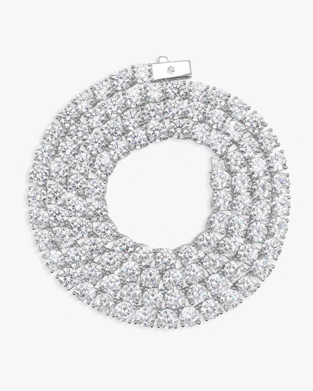 VVS Tennis Chain 14K Gold (ALL SIZES) - White Gold 5MM