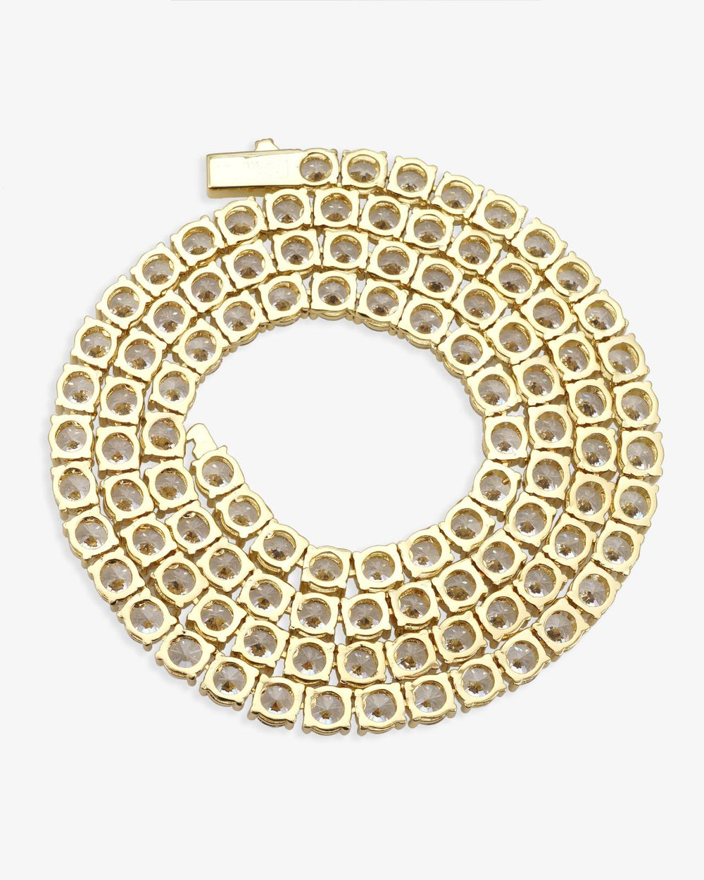 VVS Tennis Chain 14K Gold (ALL SIZES) - Yellow Gold 5MM