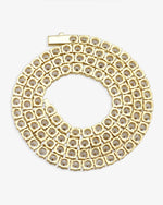 VVS Tennis Chain 14K Gold (ALL SIZES) - Yellow Gold 5MM