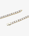 VVS Tennis Chain 14K Gold (ALL SIZES) - Yellow Gold 5MM