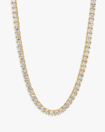VVS Tennis Chain 14K Gold (ALL SIZES) - Yellow Gold 3MM