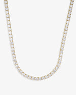 VVS Tennis Chain 14K Gold (ALL SIZES) - Yellow Gold 5MM