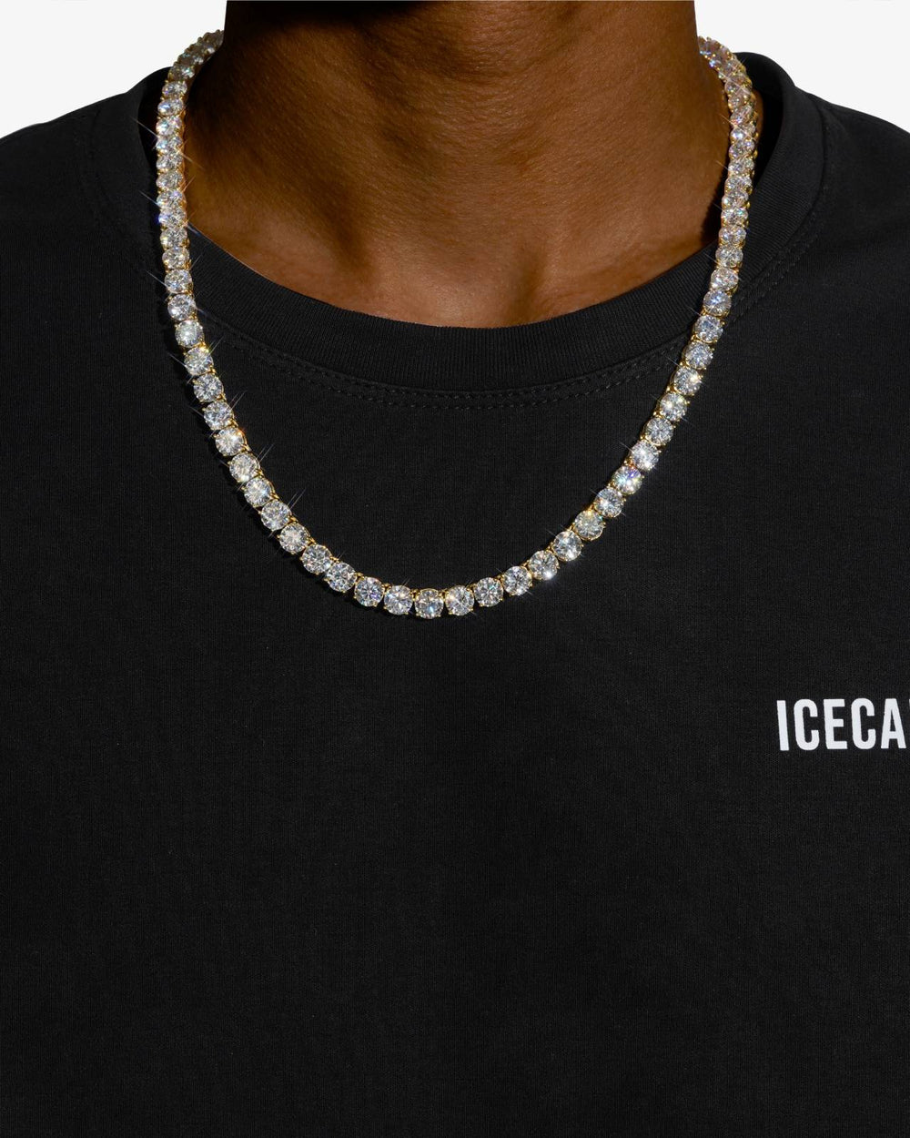 VVS Tennis Chain 14K Gold (ALL SIZES) - Yellow Gold 5MM