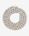 VVS Tennis Chain 14K Gold (ALL SIZES) - Yellow Gold 5MM