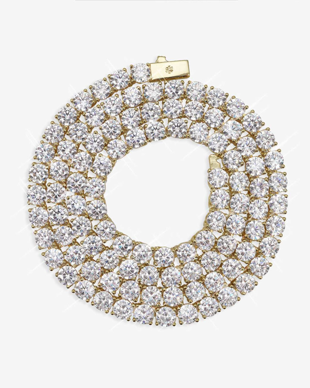 VVS Tennis Chain 14K Gold (ALL SIZES) - Yellow Gold 5MM