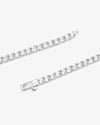 VVS Tennis Chain 14K Gold (ALL SIZES) - White Gold 3MM