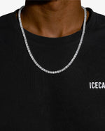 VVS Tennis Chain 14K Gold (ALL SIZES) - White Gold 3MM