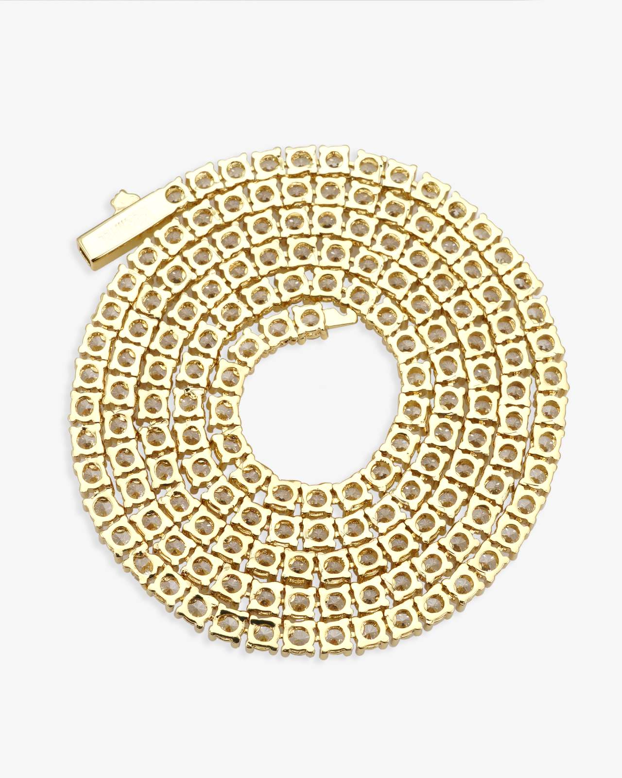 ✨黄金比✨VVS テニスチェーン セット Iced Out VVS Tennis Chain 14K Gold (ALL SIZES) - IceCartel