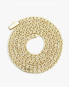 VVS Tennis Chain 14K Gold (ALL SIZES) - Yellow Gold 3MM