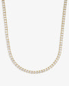 VVS Tennis Chain 14K Gold (ALL SIZES) - Yellow Gold 3MM