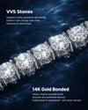 VVS Tennis Chain 14K Gold (ALL SIZES) - White Gold 3MM