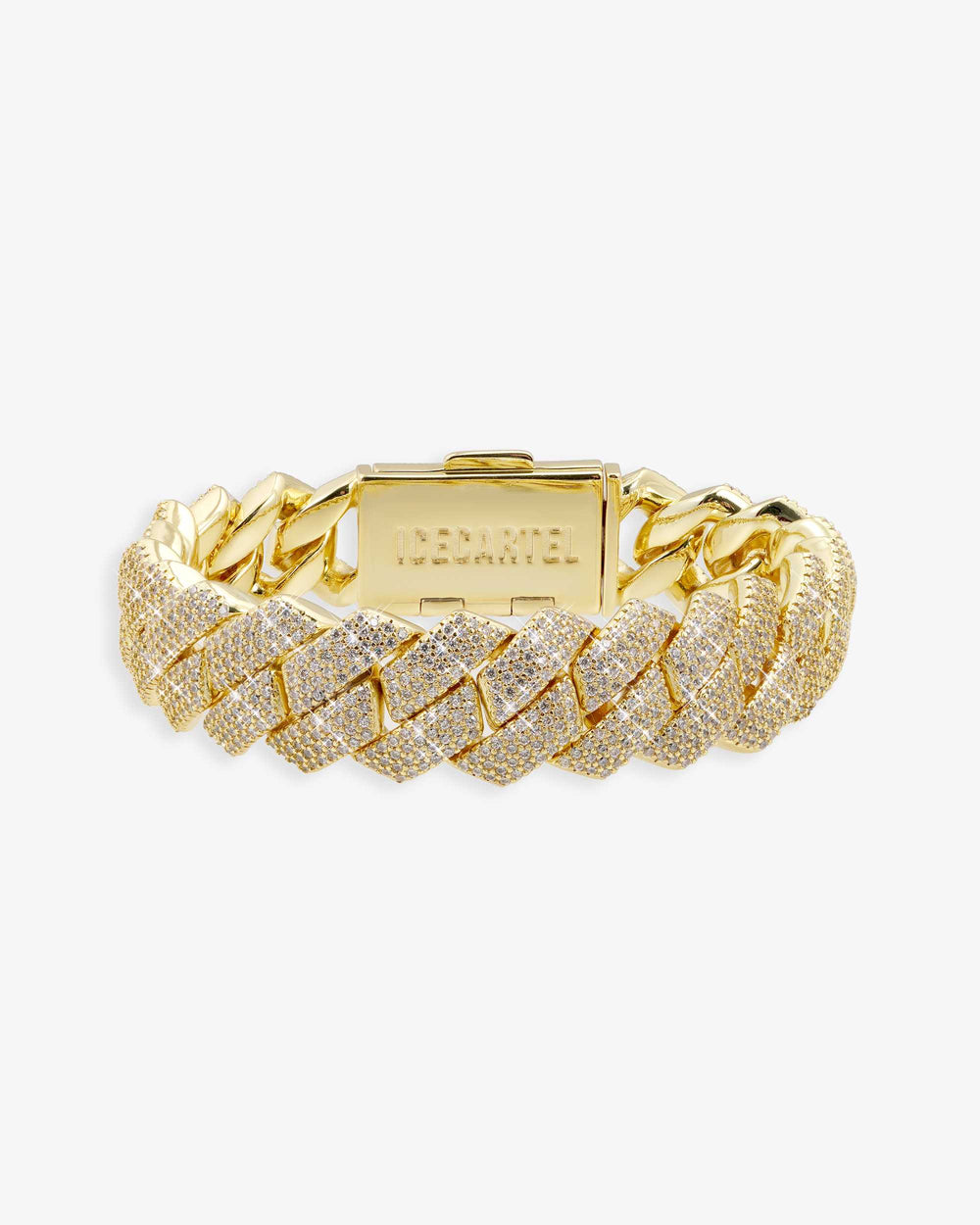 VVS Cuban Link Bracelet 14K Gold (ALL SIZES) - Yellow Gold 15MM