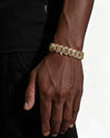 VVS Cuban Link Bracelet 14K Gold (ALL SIZES) - Yellow Gold 15MM