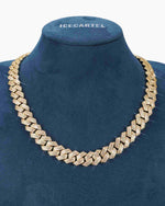 VVS Cuban Link Chain 14K Gold (ALL SIZES) - Yellow Gold 15MM