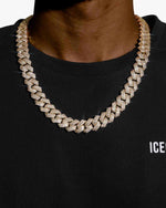 VVS Cuban Link Chain 14K Gold (ALL SIZES) - Yellow Gold 15MM