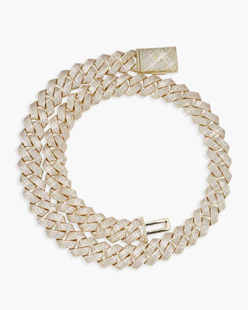 VVS Cuban Link Chain 14K Gold (ALL SIZES) - Yellow Gold 15MM